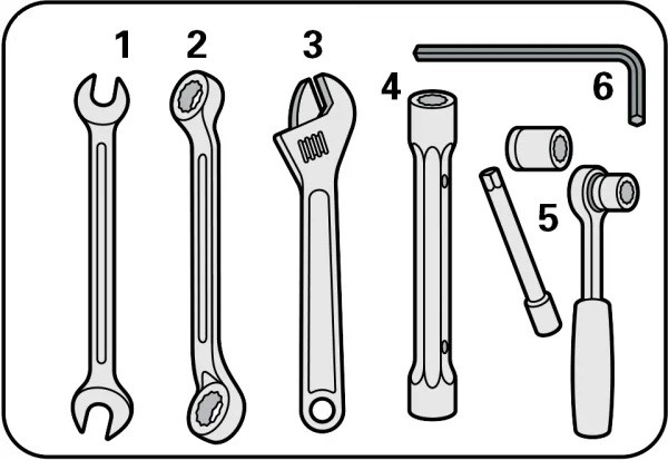 værktøj til afmontering af gaflen